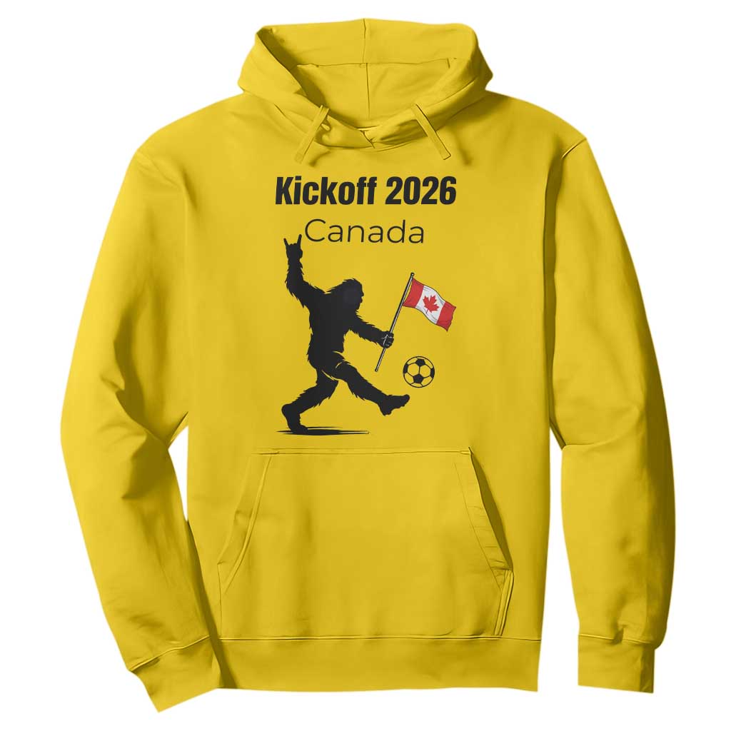 Funny Bigfoot Canada Soccer Hoodie Kickoff 2026 TS12 Daisy Print Your Wear
