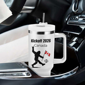 Funny Bigfoot Canada Soccer Tumbler With Handle Kickoff 2026 TS12 Print Your Wear