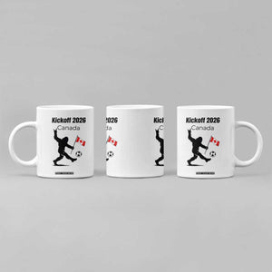 Funny Bigfoot Canada Soccer Coffee Mug Kickoff 2026 TS12 Print Your Wear