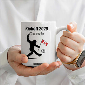 Funny Bigfoot Canada Soccer Coffee Mug Kickoff 2026 TS12 Print Your Wear