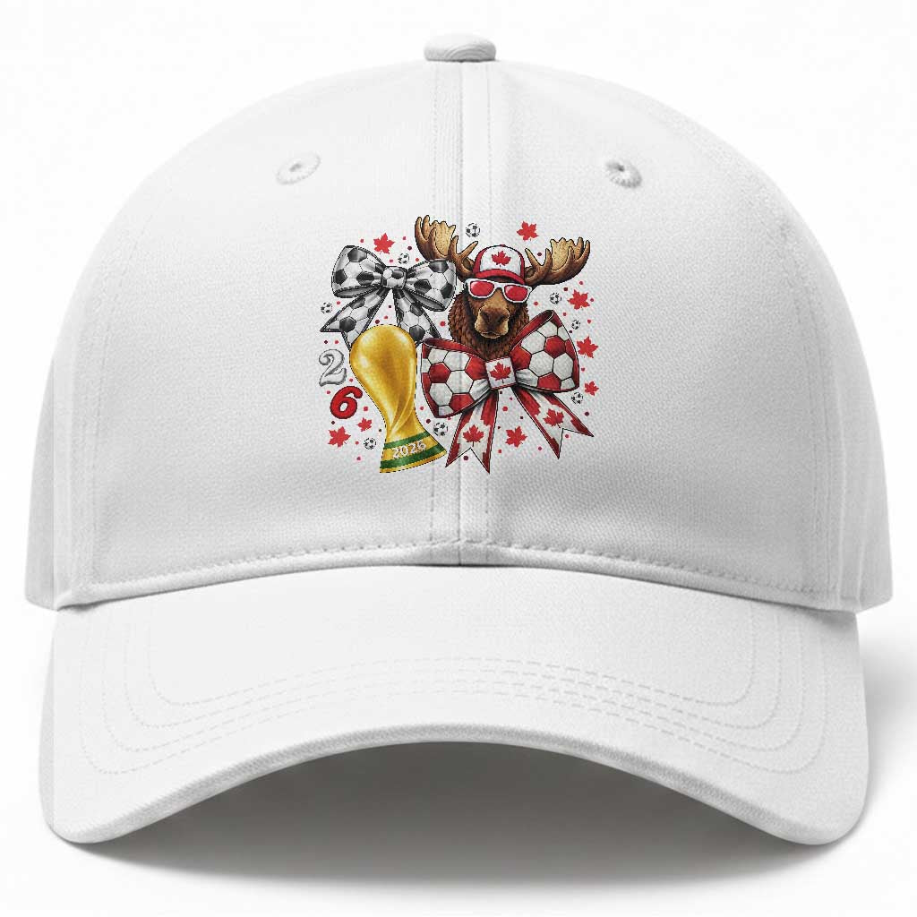 Proud Canada Soccer 2026 Baseball Cap Canadian Football Fan TS12 Print Your Wear