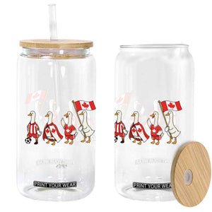 Funny Just A Soccer Goose Glass Can Canada Soccer Lover TS12 Print Your Wear