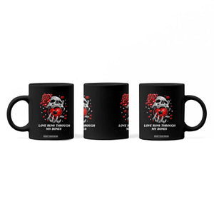 Love Runs Through My Bones Coffee Mug Funny Skeleton Soccer Gift TS12 Print Your Wear