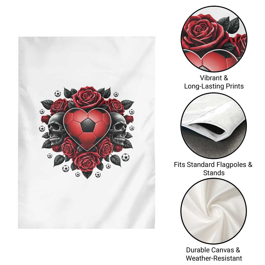 Skeleton Soccer Player Garden Flag Valentine Day Gift TS12 Print Your Wear