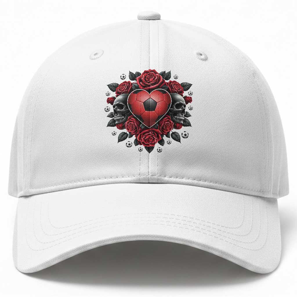 Skeleton Soccer Player Baseball Cap Valentine Day Gift TS12 Print Your Wear