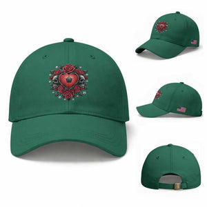 Skeleton Soccer Player Baseball Cap Valentine Day Gift TS12 Baseball Cap Universal Fit Irish Green Print Your Wear