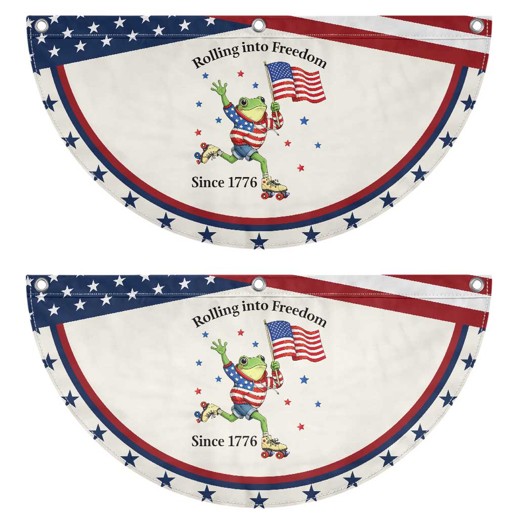 Funny USA 250th Anniversary Frog Patriotic Fan Flag Rolling Into Freedom Since 1776 TS12 2pcs pack Classic Beige Print Your Wear