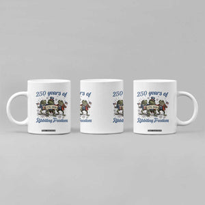 Funny Frog 250 Years Of Ribbiting Freedom Coffee Mug TS12 Print Your Wear