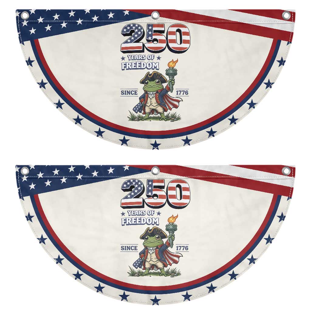 Funny Frog Raising The Torch Patriotic Fan Flag 250 Years Of Freedom TS12 2pcs pack Classic Beige Print Your Wear