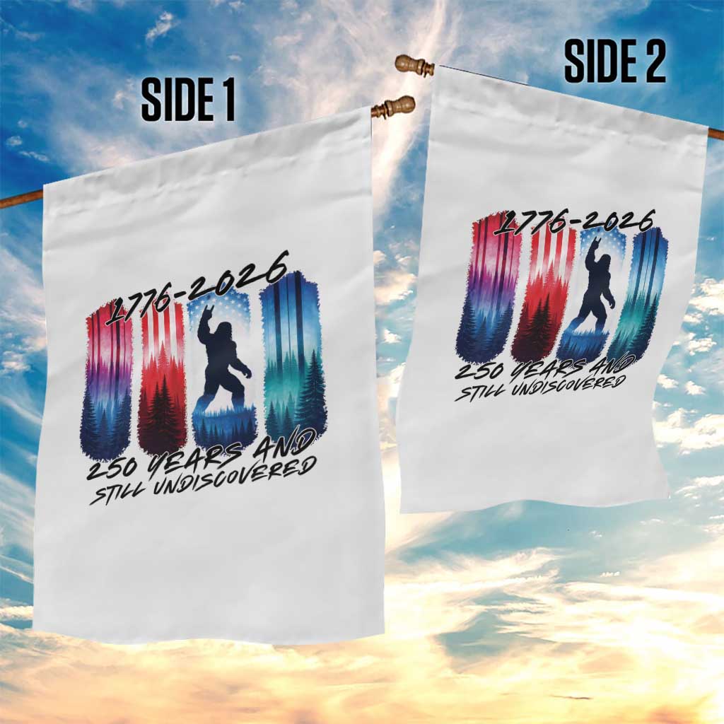 Funny Patriotic Bigfoot Garden Flag 250 Years And Still Undiscovered TS12 Print Your Wear