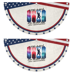 Funny Bigfoot Patriotic Fan Flag 250 Years And Still Undiscovered TS12 2pcs pack Classic Beige Print Your Wear