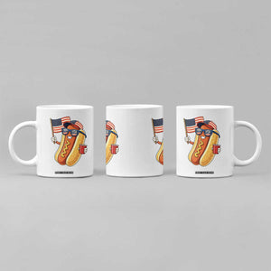 Funny Patriotic Hotdog Coffee Mug USA 250th Anniversary TS12 Print Your Wear