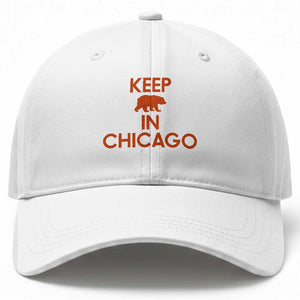 Keep Bear In Chicago CFB Baseball Cap Gift For Sports Fan TS12 Print Your Wear