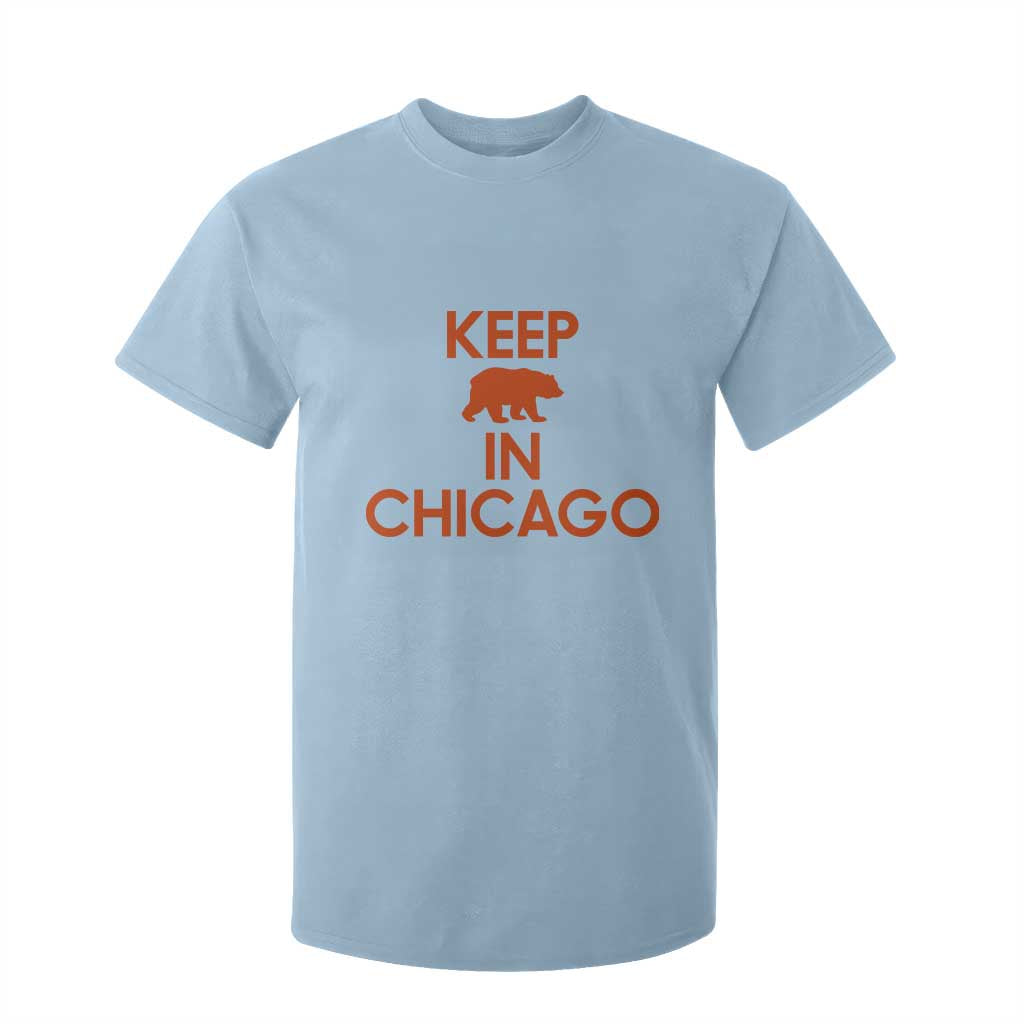 Keep Bear In Chicago CFB T Shirt For Kid Gift For Sports Fan TS12 Light Blue Print Your Wear
