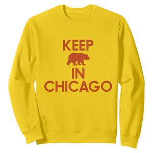 Keep Bear In Chicago CFB Sweatshirt Gift For Sports Fan TS12 Daisy Print Your Wear