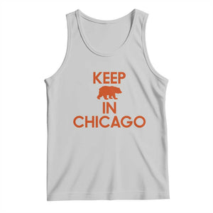 Keep Bear In Chicago CFB Tank Top Gift For Sports Fan TS12 Ash Print Your Wear
