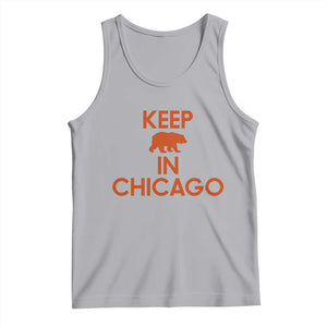 Keep Bear In Chicago CFB Tank Top Gift For Sports Fan TS12 Athletic Heather Print Your Wear