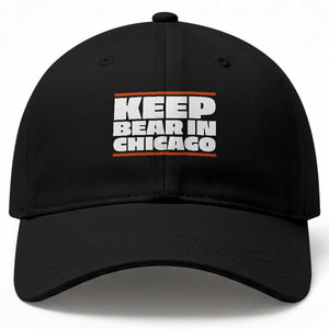 Keep Bear In Chicago CFB Baseball Cap Funny Football Fan Pride TS12 Print Your Wear
