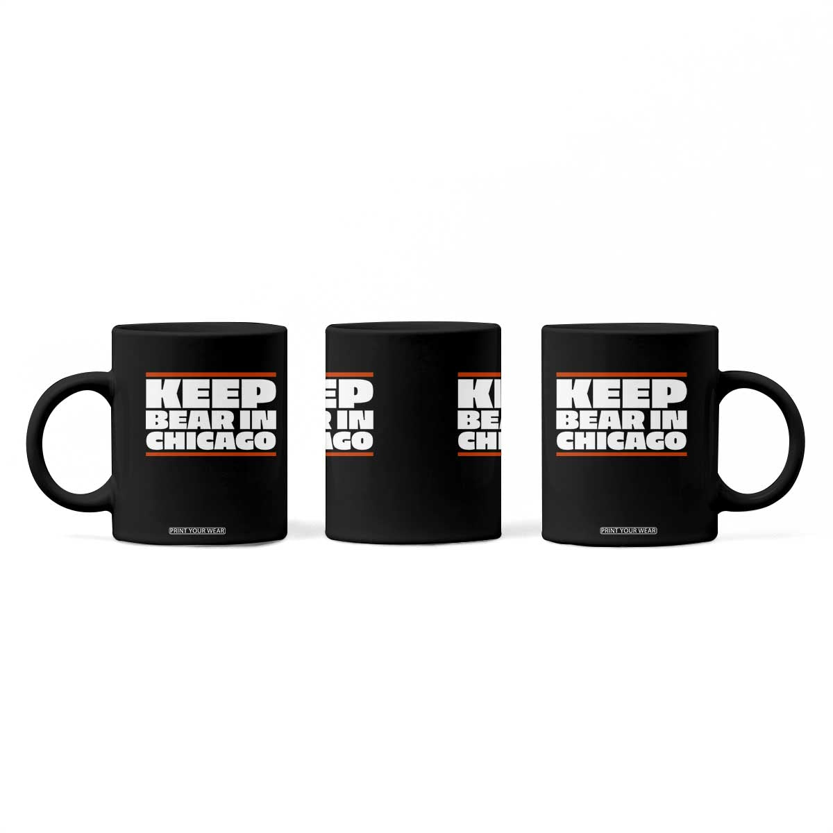 Keep Bear In Chicago CFB Coffee Mug Funny Football Fan Pride TS12 Print Your Wear