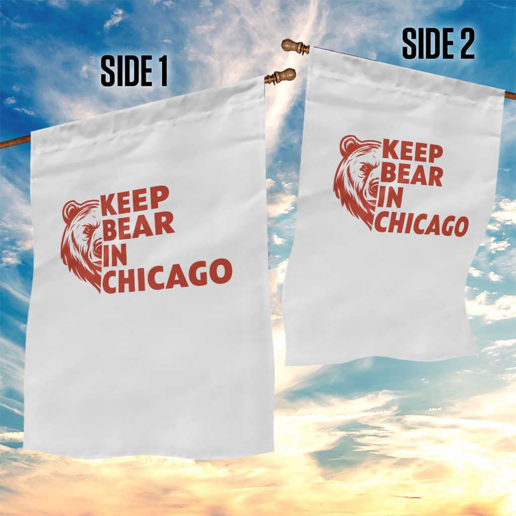 Keep Bear In Chicago CFB Garden Flag Gift For Sports Lovers TS12 Print Your Wear