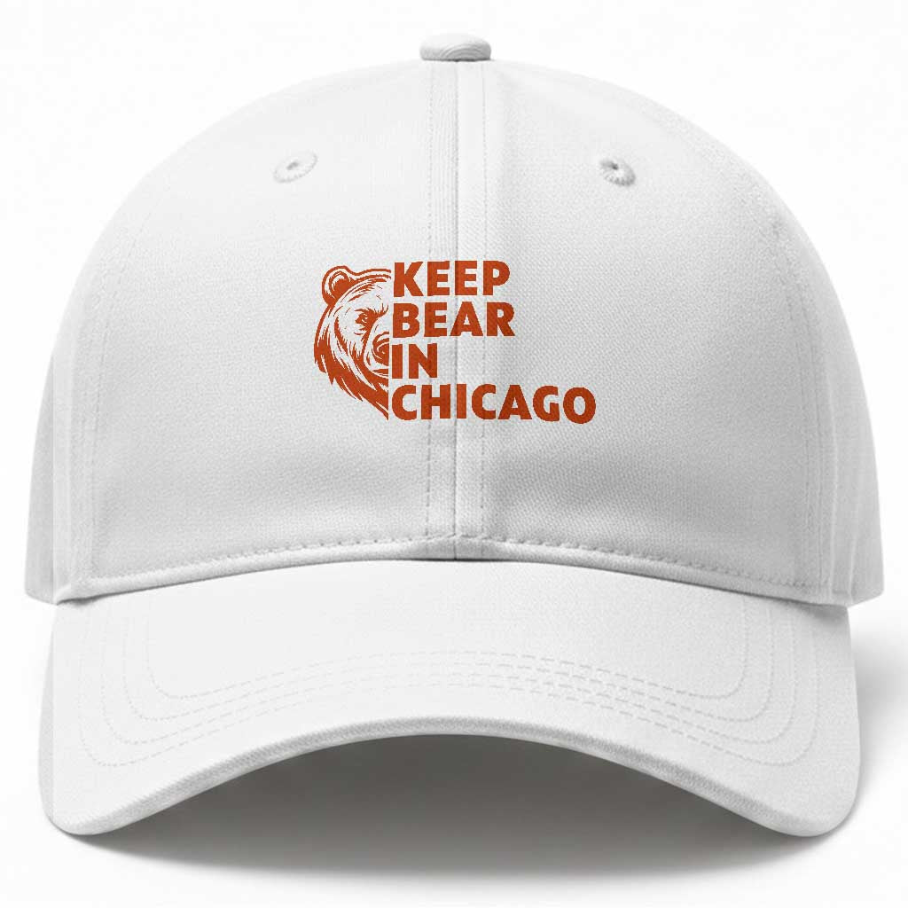 Keep Bear In Chicago CFB Baseball Cap Gift For Sports Lovers TS12 Print Your Wear