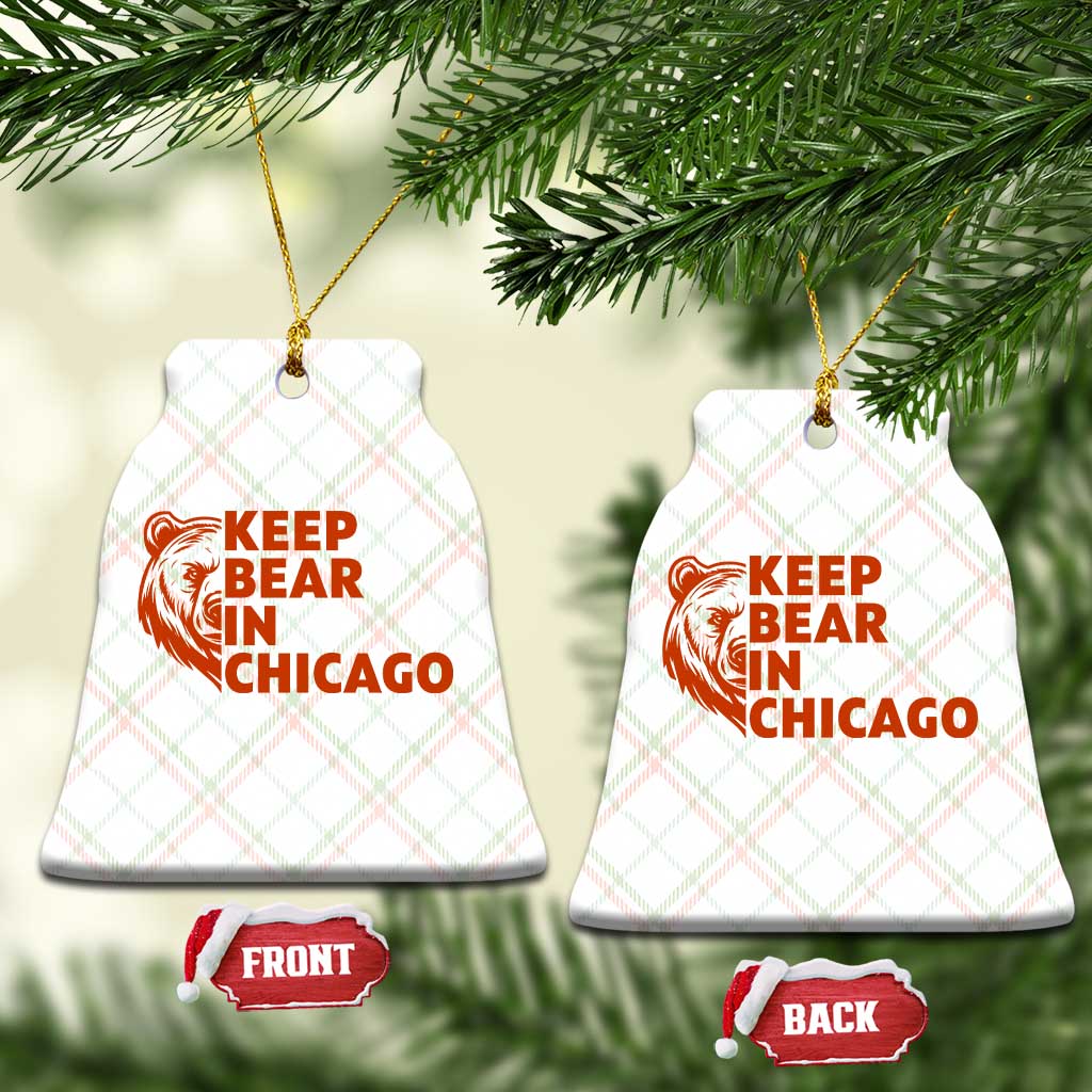 Keep Bear In Chicago CFB Ceramic Ornament Gift For Sports Lovers TS12 Print Your Wear