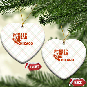 Keep Bear In Chicago CFB Ceramic Ornament Gift For Sports Lovers TS12 Print Your Wear
