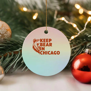 Keep Bear In Chicago CFB Ceramic Ornament Gift For Sports Lovers TS12 1pc Pastel Print Your Wear