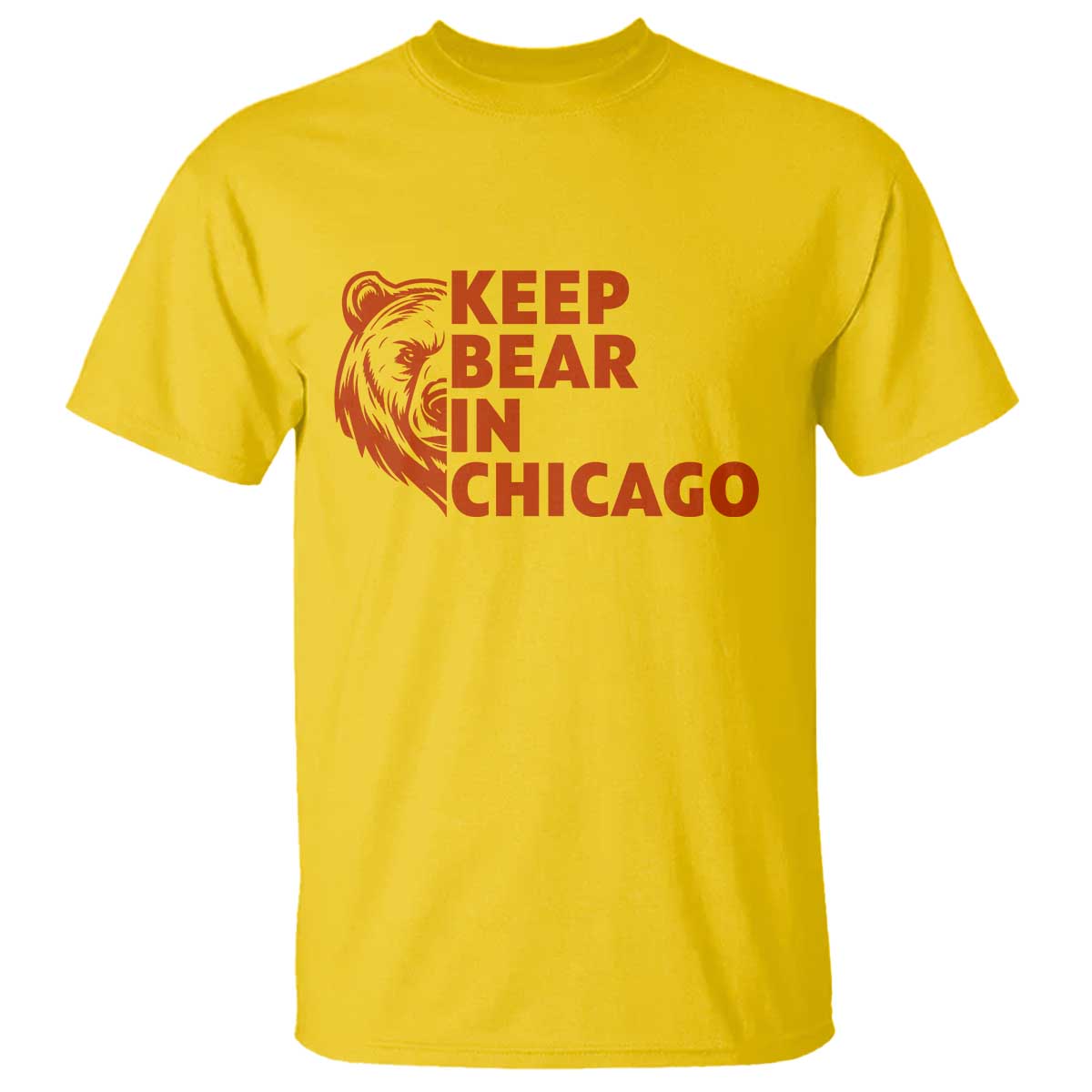 Keep Bear In Chicago CFB T Shirt Gift For Sports Lovers TS12 Daisy Print Your Wear