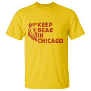 Keep Bear In Chicago CFB T Shirt Gift For Sports Lovers TS12 Daisy Print Your Wear