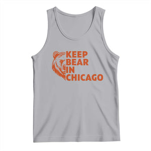 Keep Bear In Chicago CFB Tank Top Gift For Sports Lovers TS12 Athletic Heather Print Your Wear