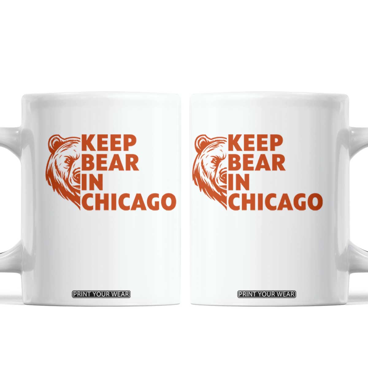 Keep Bear In Chicago CFB Coffee Mug Gift For Sports Lovers TS12 White Print Your Wear