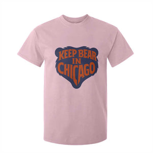 Keep Bear In Chicago CFB T Shirt For Kid Gift For Football Lovers TS12 Light Pink Print Your Wear