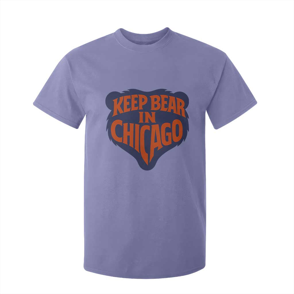 Keep Bear In Chicago CFB T Shirt For Kid Gift For Football Lovers TS12 Violet Print Your Wear