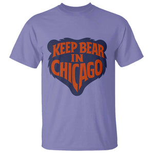 Keep Bear In Chicago CFB T Shirt Gift For Football Lovers TS12 Violet Print Your Wear