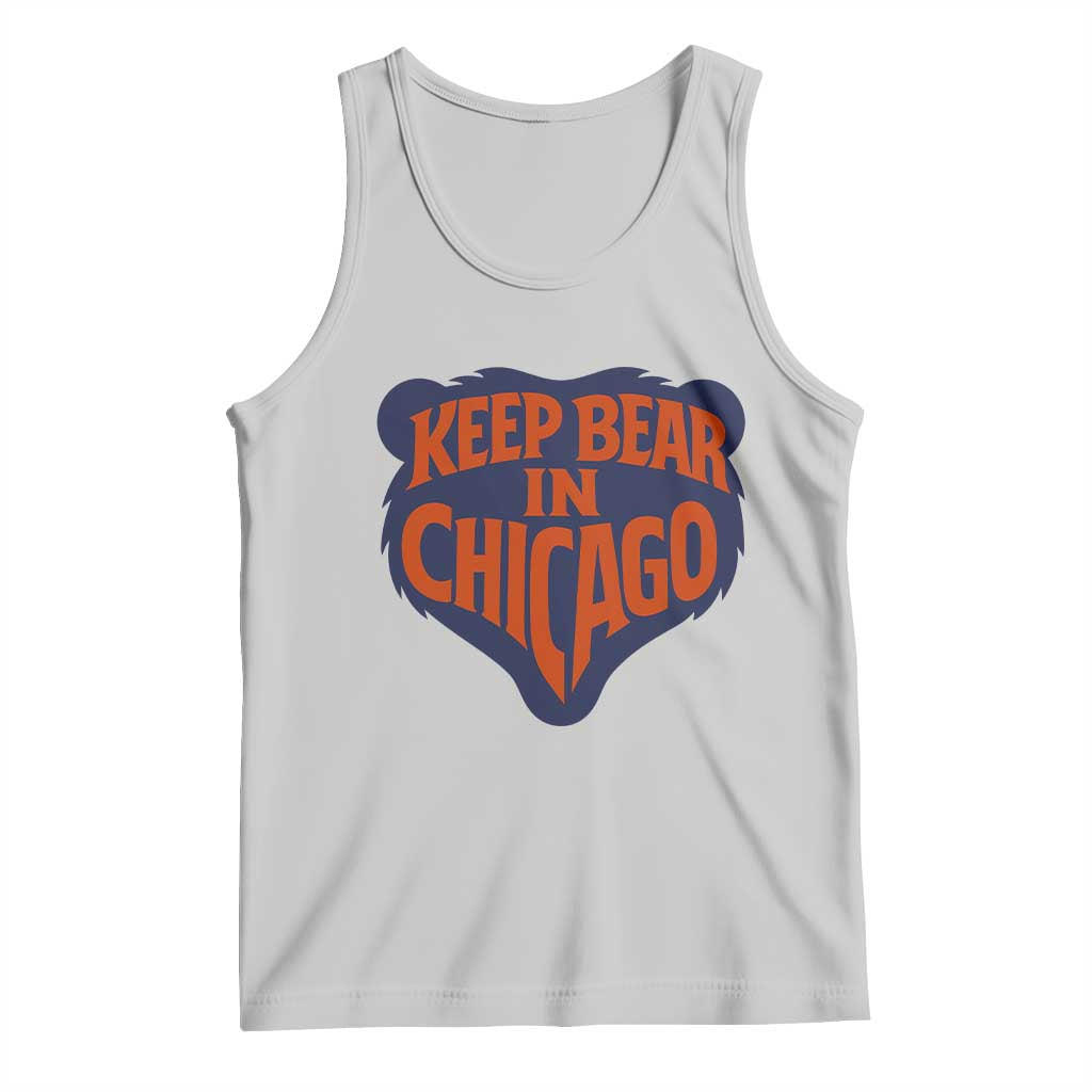 Keep Bear In Chicago CFB Tank Top Gift For Football Lovers TS12 Ash Print Your Wear