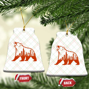 Chicago Skyline Bear Ceramic Ornament Urban Streetwear Gift TS12 Print Your Wear