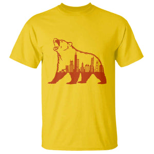 Chicago Skyline Bear T Shirt Urban Streetwear Gift TS12 Daisy Print Your Wear