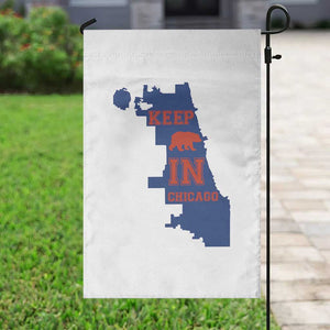 Chicago Map Bear Keep The Team Garden Flag Funny City Pride Gift TS12 Print Your Wear