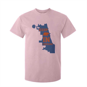 Chicago Map Bear Keep The Team T Shirt For Kid Funny City Pride Gift TS12 Light Pink Print Your Wear