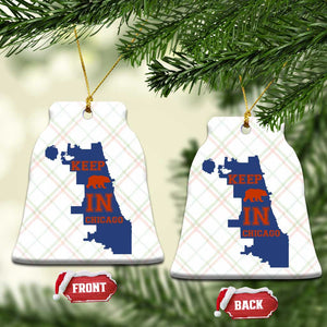 Chicago Map Bear Keep The Team Ceramic Ornament Funny City Pride Gift TS12 Print Your Wear