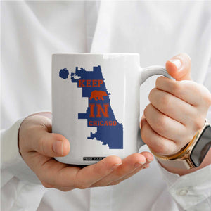 Chicago Map Bear Keep The Team Coffee Mug Funny City Pride Gift TS12 Print Your Wear