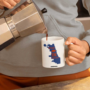 Chicago Map Bear Keep The Team Coffee Mug Funny City Pride Gift TS12 Print Your Wear