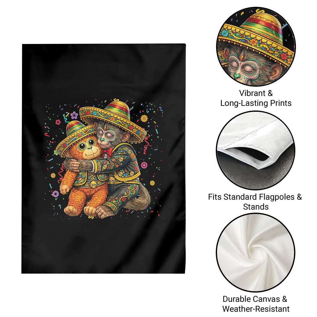 Funny Punch Baby Monkey Cinco De Mayo Garden Flag Mexican Fiesta Gift TS12 Print Your Wear