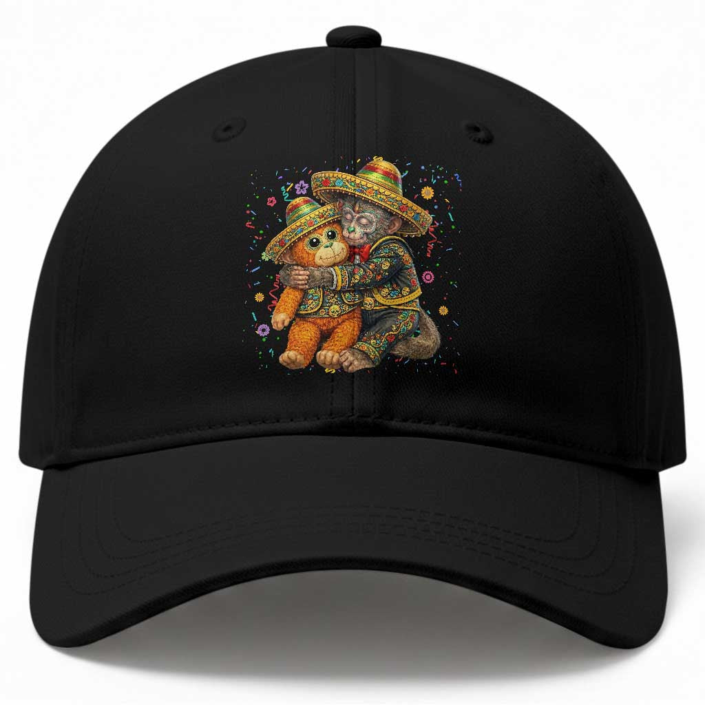 Funny Punch Baby Monkey Cinco De Mayo Baseball Cap Mexican Fiesta Gift TS12 Print Your Wear