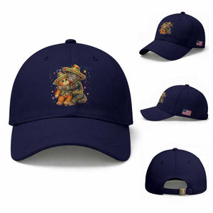 Funny Punch Baby Monkey Cinco De Mayo Baseball Cap Mexican Fiesta Gift TS12 Baseball Cap Universal Fit Dark Blue Print Your Wear