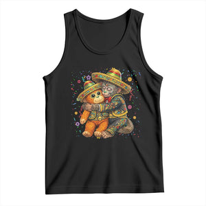 Funny Punch Baby Monkey Cinco De Mayo Tank Top Mexican Fiesta Gift TS12 Black Print Your Wear