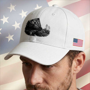 Mother Road Adventure Graphic Baseball Cap Vintage Route Highway 66 Bridge TS12 Print Your Wear