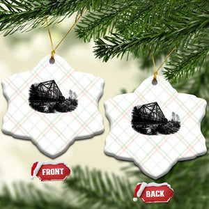 Mother Road Adventure Graphic Ceramic Ornament Vintage Route Highway 66 Bridge TS12 Print Your Wear