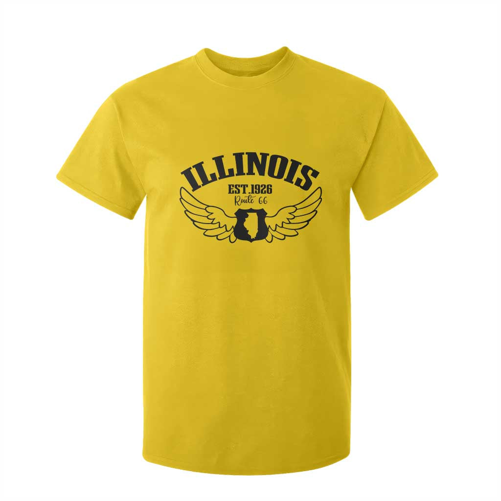 Illinois Route Highway 66 Souvenir T Shirt For Kid Open Road Adventure TS12 Daisy Print Your Wear